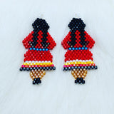 Red Dress Earrings
