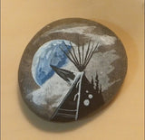 "Love" Rocks, Native Canadian Artwork