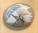 "Love" Rocks, Native Canadian Artwork