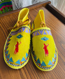 Women's Native Moccasins (Different Colors Available)