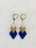 Triple Diamond Earrings