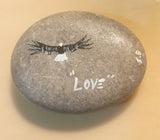 "Love" Rocks, Native Canadian Artwork