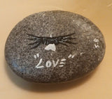 "Love" Rocks, Native Canadian Artwork