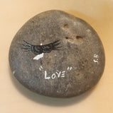 "Love" Rocks, Native Canadian Artwork