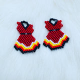 Red Dress Earrings