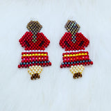 Red Dress Earrings