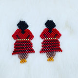 Red Dress Earrings