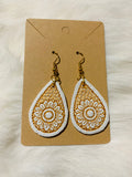 Embroidered Earrings