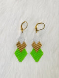 Triple Diamond Earrings