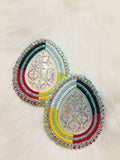 Large Beaded Earrings