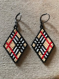 Tartan Style Earrings