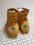 Baby's First Moccasins (Wrap Around Style, With Beadwork)