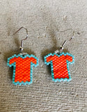 Orange Shirt Earrings