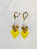 Triple Diamond Earrings