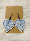 Embroidered Earrings