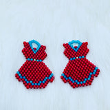 Red Dress Earrings