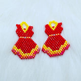 Red Dress Earrings