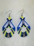 Colorful Native Beaded Tipi Earrings