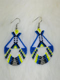 Colorful Native Beaded Tipi Earrings