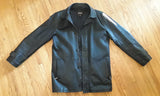 Hand Painted Leather Jacket, the Bear & the Turtle