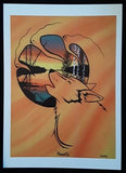 Set of 10 Cards, Prints of Original Indigenous Paintings