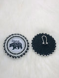 Mama Bear Beaded Earrings