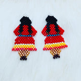 Red Dress Earrings