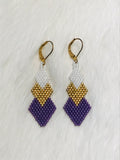 Triple Diamond Earrings