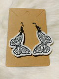 Embroidered Earrings