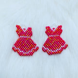 Red Dress Earrings