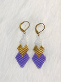 Triple Diamond Earrings