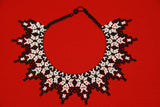 Embera Classic Beaded Triangular Indigenous Necklace/Choker