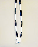 Men's Native Necklace With Eagle Pendant (Bone, Stone)