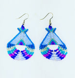 Colorful Native Beaded Tipi Earrings