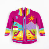 Girls Wool Knitted Sweater, Animal Jacket, Baby Cardigan
