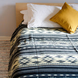 Alpaca Wool Tribal Boho Blanket (Queen)
