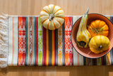 Handwoven Inca Wall Decor, Boho Table Runner
