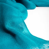 Deep Emerald Green Pashmina Hand-Woven Scarf / Shawl