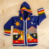 Children's Knitted Wool Sweater / Toddler Hoodie