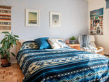 Native Tribal Alpaca Wool Woven Blanket