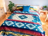 Native Tribal Alpaca Wool Woven Blanket