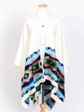 Hand-Woven Pashmina Wool Inca Ethnic Poncho / Fall Cape (Women)