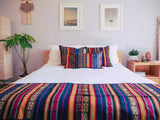 Colorful Decorative Inca Pillows, Tribal Pattern
