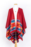 Hand-Woven Pashmina Wool Inca Ethnic Poncho / Fall Cape (Women)