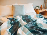 Alpaca Wool Boho Throw Blanket / Meditation Blanket