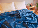 Alpaca Wool Boho Throw Blanket / Meditation Blanket
