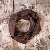 Lush Alpaca Wool Oversized Infinity Scarf (Blue)