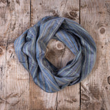 Alpaca Infinity Loop Boho Scarf, Cozy & Oversized (Traditional Inca Style)