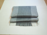 Chic Oversized Alpaca Wool Shawl / Wrap for Fall, Orange Tones