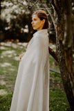 Luxurious Beige Alpaca Wool Throw Blanket, Warm Enough for Andes Mountains